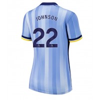 Tottenham Hotspur Brennan Johnson #22 Fußballbekleidung Auswärtstrikot Damen 2024-25 Kurzarm